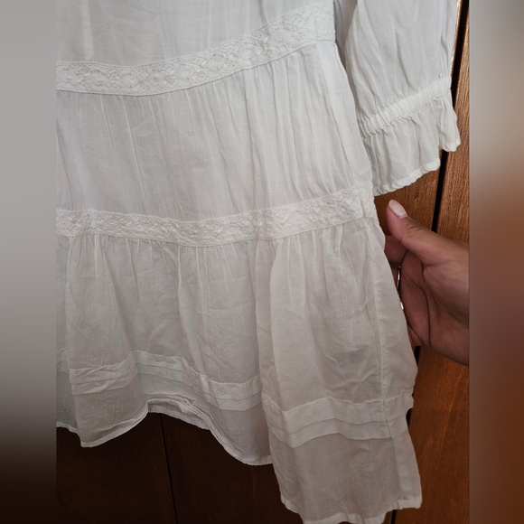 Paige Jaslene Tunics Dress in White. Size S - Picture 8 of 10